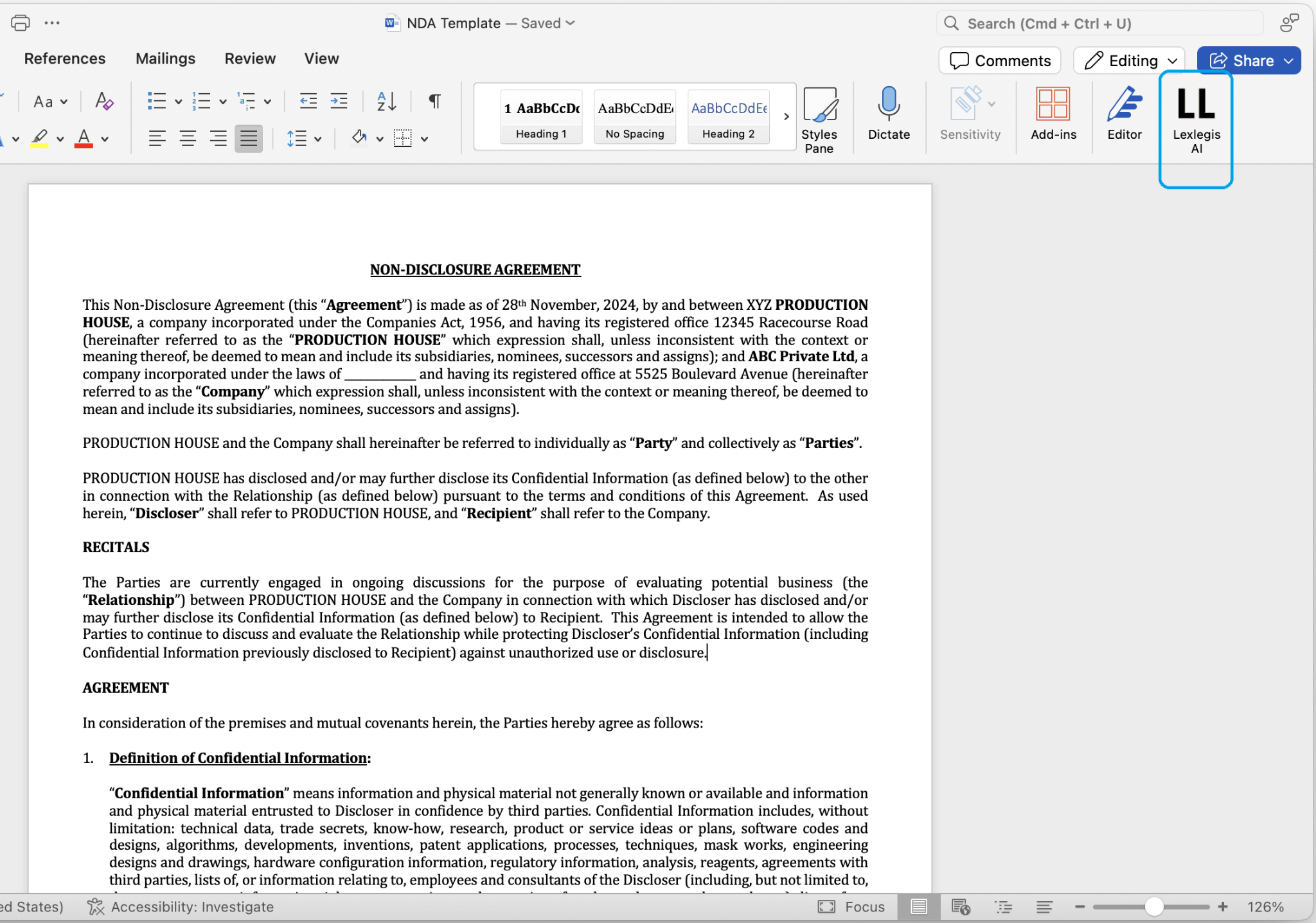 Lexlegis MS-Word Add-in User Guide