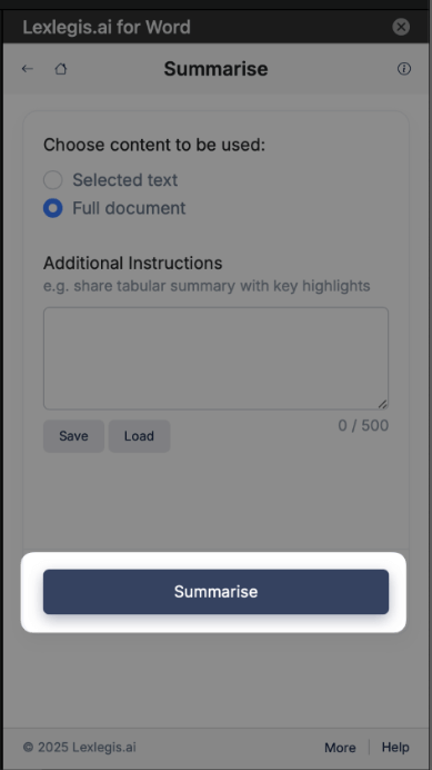 Create brief and meaningful memos from your content